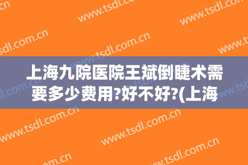 上海九院医院王斌倒睫术需要多少费用?好不好?(上海九院倒睫手术怎么样)