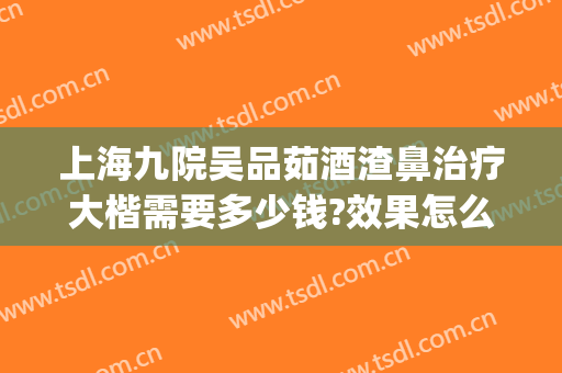 上海九院吴品茹酒渣鼻治疗大楷需要多少钱?效果怎么样?(上海九院酒糟鼻)