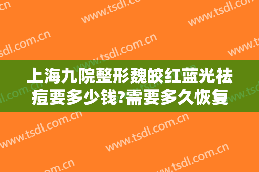 上海九院整形魏皎红蓝光祛痘要多少钱?需要多久恢复?