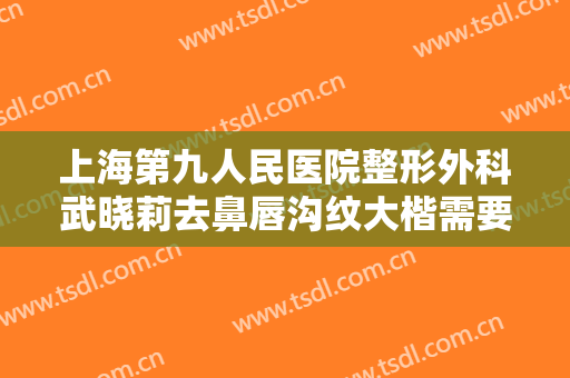 上海第九人民医院整形外科武晓莉去鼻唇沟纹大楷需要多少钱?效果怎么样?