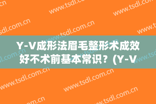 Y-V成形法眉毛整形术成效好不术前基本常识？(Y-V成形术)