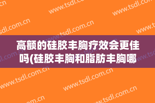 高额的硅胶丰胸疗效会更佳吗(硅胶丰胸和脂肪丰胸哪个好)