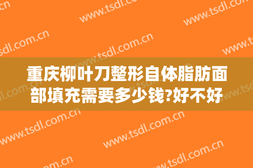 重庆柳叶刀整形自体脂肪面部填充需要多少钱?好不好?(重庆西南医院整形科自体脂肪填充)