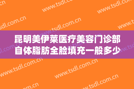 昆明美伊莱医疗美容门诊部自体脂肪全脸填充一般多少费用?可靠吗?(昆明美伊莱整形)