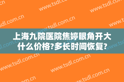 上海九院医院焦婷眼角开大什么价格?多长时间恢复?
