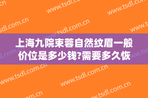 上海九院束蓉自然纹眉一般价位是多少钱?需要多久恢复?(九院纹眉价格)