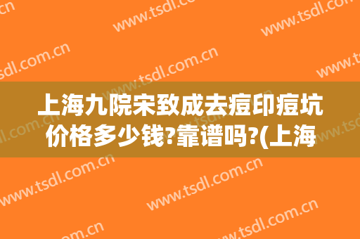上海九院宋致成去痘印痘坑价格多少钱?靠谱吗?(上海九院去痘疤价格)