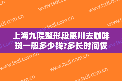 上海九院整形段惠川去咖啡斑一般多少钱?多长时间恢复?