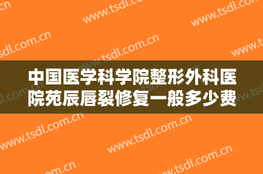 中国医学科学院整形外科医院苑辰唇裂修复一般多少费用?有哪些优势?