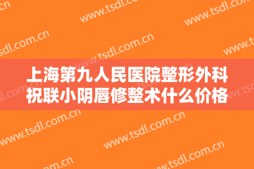 上海第九人民医院整形外科祝联小阴唇修整术什么价格?好不好?