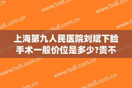 上海第九人民医院刘斌下睑手术一般价位是多少?贵不贵?(上海第九人民医院眼睑下垂手术价格)