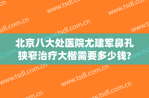 北京八大处医院尤建军鼻孔狭窄治疗大楷需要多少钱?有哪些优势?(北京八大处尤建军做鼻子怎么样)