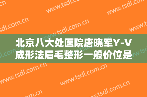 北京八大处医院唐晓军Y-V成形法眉毛整形一般价位是多少钱?贵不贵?