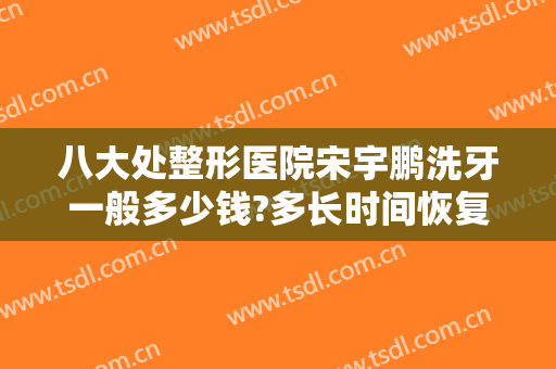 八大处整形医院宋宇鹏洗牙一般多少钱?多长时间恢复?