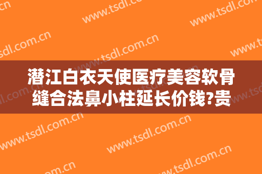 潜江白衣天使医疗美容软骨缝合法鼻小柱延长价钱?贵不贵?