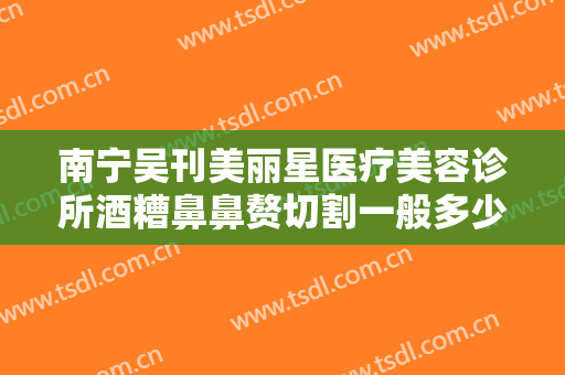 南宁吴刊美丽星医疗美容诊所酒糟鼻鼻赘切割一般多少钱?有哪些优势?
