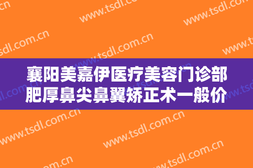 襄阳美嘉伊医疗美容门诊部肥厚鼻尖鼻翼矫正术一般价位是多少钱?多长时间恢复?