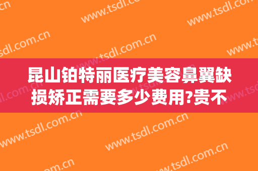 昆山铂特丽医疗美容鼻翼缺损矫正需要多少费用?贵不贵?(昆山铂特丽医疗美容好不好)