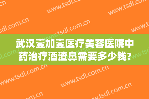 武汉壹加壹医疗美容医院中药治疗酒渣鼻需要多少钱?效果怎么样?(武汉第一医院酒渣鼻)