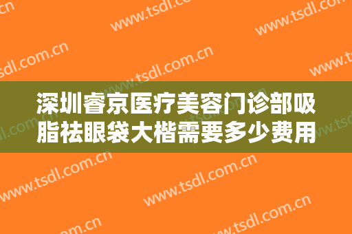 深圳睿京医疗美容门诊部吸脂祛眼袋大楷需要多少费用?多长时间恢复?