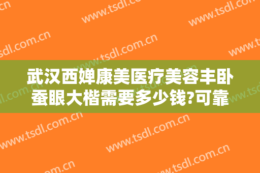 武汉西婵康美医疗美容丰卧蚕眼大楷需要多少钱?可靠吗?