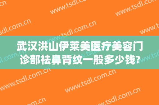 武汉洪山伊莱美医疗美容门诊部祛鼻背纹一般多少钱?可靠吗?(武汉美莱医疗美容医院)