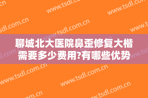 聊城北大医院鼻歪修复大楷需要多少费用?有哪些优势?