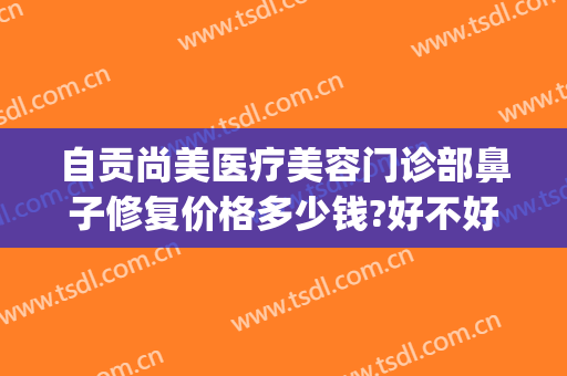 自贡尚美医疗美容门诊部鼻子修复价格多少钱?好不好?(自贡整形美容医院费用)