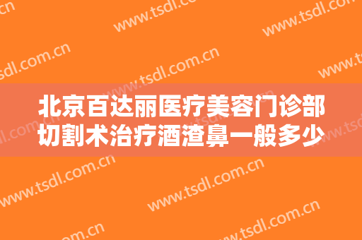 北京百达丽医疗美容门诊部切割术治疗酒渣鼻一般多少费用?好不好?