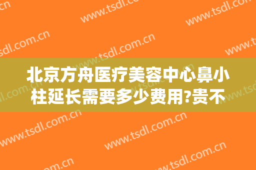 北京方舟医疗美容中心鼻小柱延长需要多少费用?贵不贵?(北京方舟医疗美容好吗)