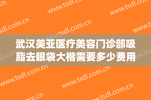 武汉美亚医疗美容门诊部吸脂去眼袋大楷需要多少费用?靠谱吗?(重庆华美整形医院去眼袋多少钱)