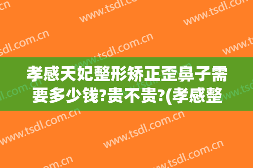 孝感天妃整形矫正歪鼻子需要多少钱?贵不贵?(孝感整容整形医院哪家好)