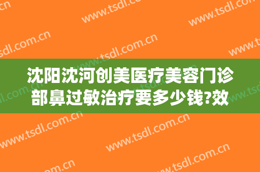 沈阳沈河创美医疗美容门诊部鼻过敏治疗要多少钱?效果怎么样?(沈阳创美荟医疗美容怎么样)