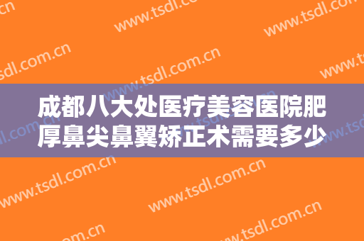 成都八大处医疗美容医院肥厚鼻尖鼻翼矫正术需要多少费用?需要多久恢复?