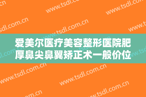 爱美尔医疗美容整形医院肥厚鼻尖鼻翼矫正术一般价位是多少?需要多久恢复?