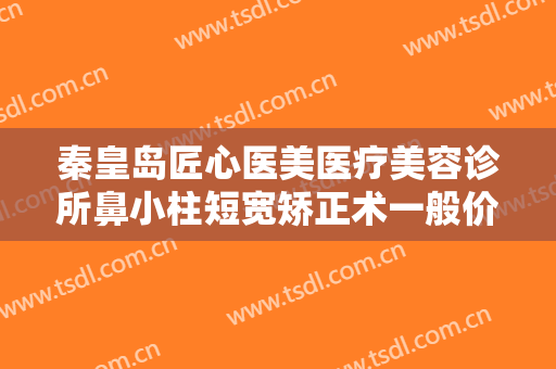 秦皇岛匠心医美医疗美容诊所鼻小柱短宽矫正术一般价位是多少?效果怎么样?
