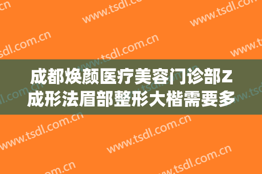 成都焕颜医疗美容门诊部Z成形法眉部整形大楷需要多少钱?贵不贵?(成都美容整形医院贴吧)