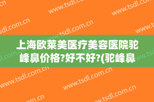上海欧莱美医疗美容医院驼峰鼻价格?好不好?(驼峰鼻的费用)