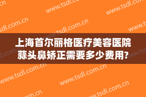 上海首尔丽格医疗美容医院蒜头鼻矫正需要多少费用?怎么样?(上海首尔丽格整形医院医生)