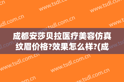 成都安莎贝拉医疗美容仿真纹眉价格?效果怎么样?(成都武侯安莎贝拉医疗美容门诊部有限公司)