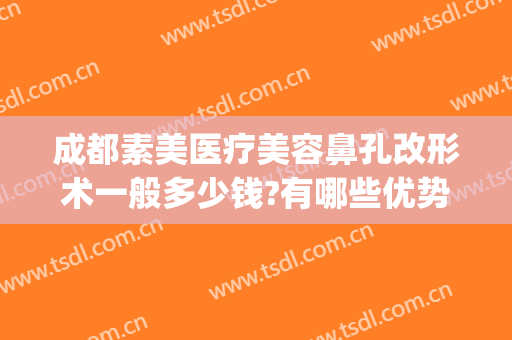 成都素美医疗美容鼻孔改形术一般多少钱?有哪些优势?(鼻子收缩毛孔的医美项目多少钱)