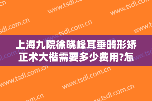 上海九院徐晓峰耳垂畸形矫正术大楷需要多少费用?怎么样?