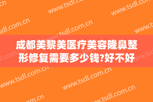 成都美黎美医疗美容隆鼻整形修复需要多少钱?好不好?(黎美整形医院地址)