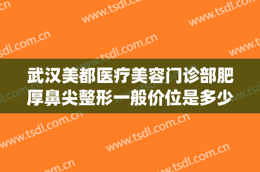 武汉美都医疗美容门诊部肥厚鼻尖整形一般价位是多少费用?怎么样?(武汉面部整形整容医院)