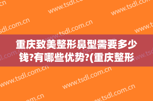 重庆致美整形鼻型需要多少钱?有哪些优势?(重庆整形鼻梁价格)
