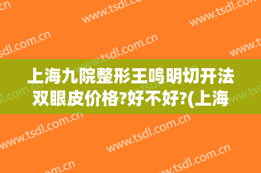 上海九院整形王鸣明切开法双眼皮价格?好不好?(上海九院整形科专家双眼皮)