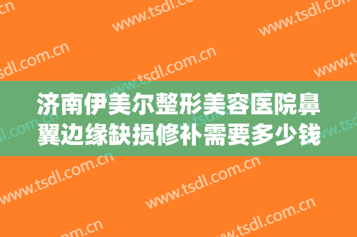 济南伊美尔整形美容医院鼻翼边缘缺损修补需要多少钱?靠谱吗?(伊美尔鼻子整形价格)