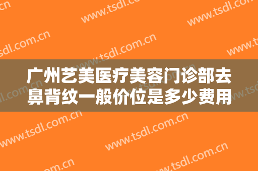 广州艺美医疗美容门诊部去鼻背纹一般价位是多少费用?需要多久恢复?