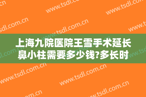 上海九院医院王雪手术延长鼻小柱需要多少钱?多长时间恢复?
