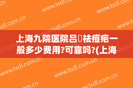 上海九院医院吕璘祛痘疤一般多少费用?可靠吗?(上海九院祛痘疤效果如何)
